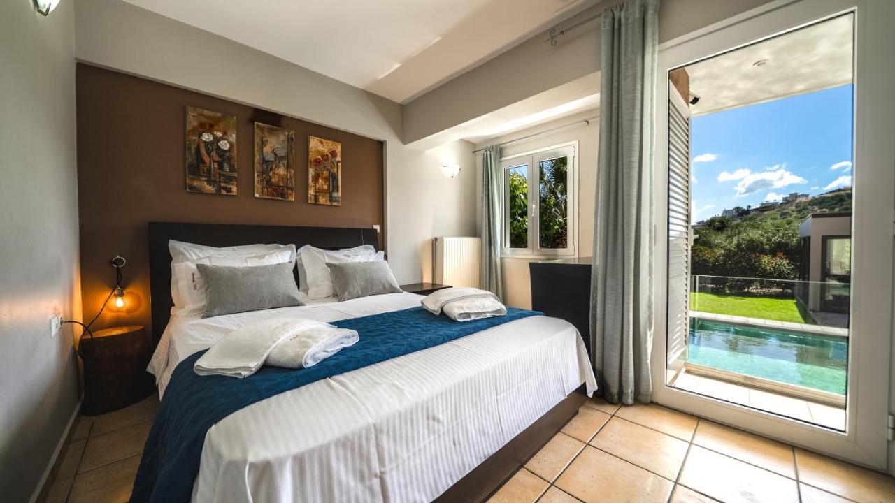 Petronila Luxury Villa With Heated Private Pool Kíssamos Exteriör bild