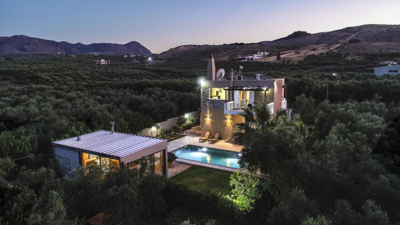 Petronila Luxury Villa With Heated Private Pool Kíssamos Exteriör bild