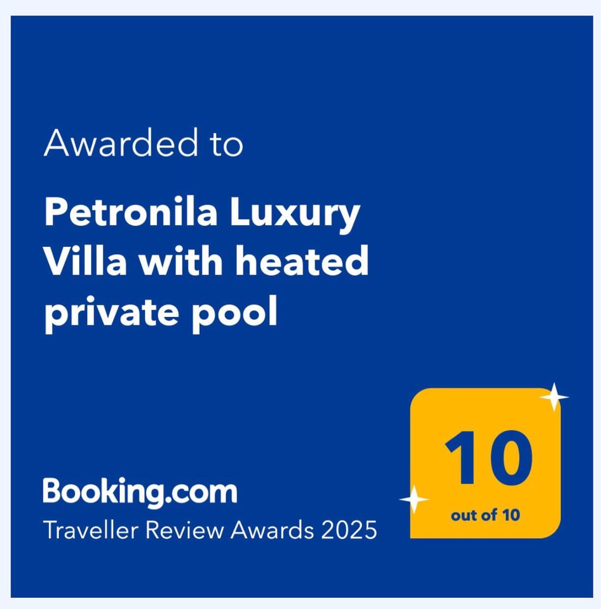 Petronila Luxury Villa With Heated Private Pool Kíssamos Exteriör bild